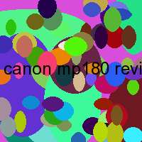 canon mp180 review